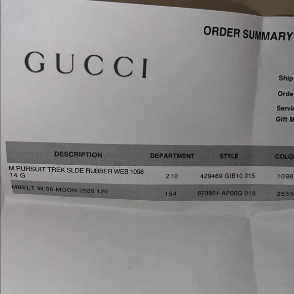 Gucci Men's Black, Red, and Green Slide Sandals - Picture 12 of 12